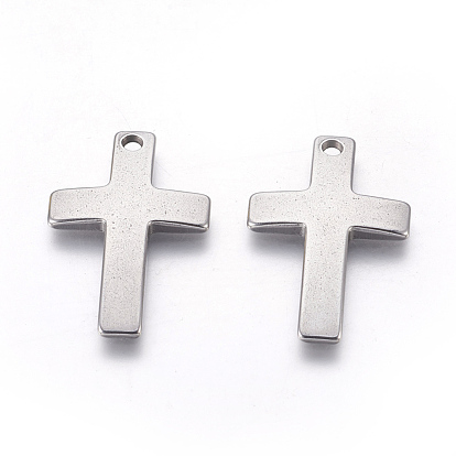 304 Stainless Steel Pendants, Cross