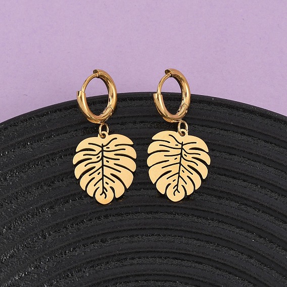 Серьги из 304 нержавеющей стали, лист, ионное покрытие (ip)