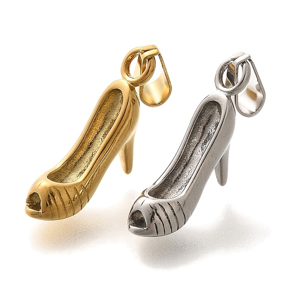 Вакуумное покрытие pvd 304 подвески из нержавеющей стали, очарование туфель на высоком каблуке