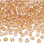 240Pcs Electroplate Glass Faceted Octagon Links Connector Charms, for Chandelier Prism Beads Chain, DIY Craft Jewelry Decoration