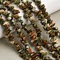 Naturelles rhyolite jaspe perles brins, puce