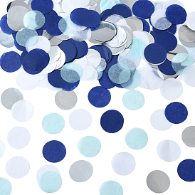 50 г бумажное конфетти на столе, для праздничных украшений, круглые