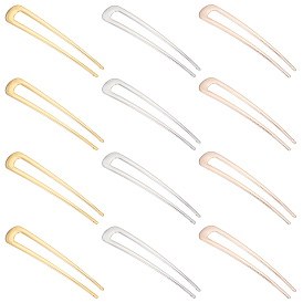 12шт 3 цвета сплав волос вилки фурнитура, аксессуары для волос для женщин