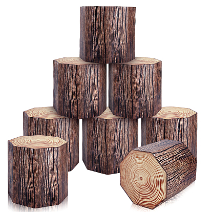 8шт. картонные коробки для упаковки стволов деревьев, фотографические реквизиты