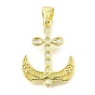 Латунные микро проложить кубического циркония подвески, якорь, долговечный, без свинца и без кадмия, стойки покрытие