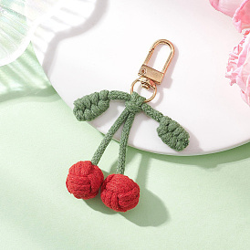 Подвески из хлопка и вишни, с поворотными застежками сплава