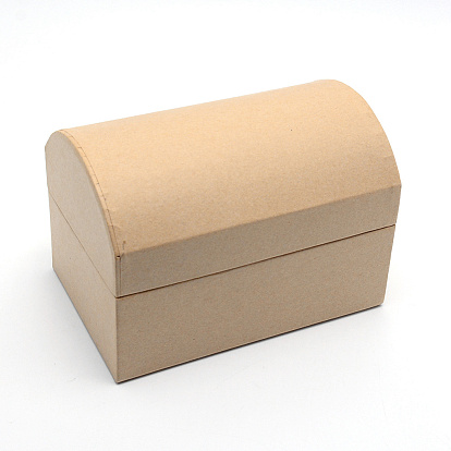 Cajas de cartón de papel de joyería, para el collar, pendiente, semental, Rectángulo