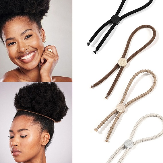 Резинки для волос из эластичного волокна, аксессуары для волос для женщин и девочек, с имитацией жемчужина бисера