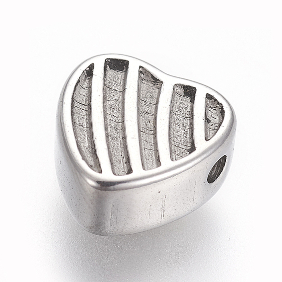 304 из нержавеющей стали бусы, сердце