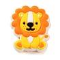 Lion/Tiger/Elephant/Monkey Zebra/Giraffe Silicone Focal Beads, Chewing Beads For Teethers, DIY Nursing Necklaces Making
