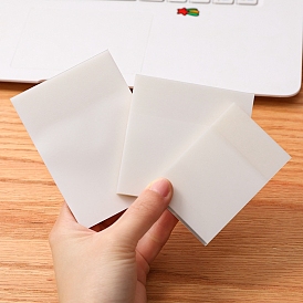 Transparent Memo Pad Sticky Notes, Sticker Tabs, for Office School Reading
