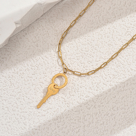 201 персонализированные ожерелья-подвески в виде букв и кругов из нержавеющей стали для женщин