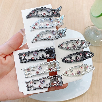 Сплав горный хрусталь крокодил заколки, для женщин девушек