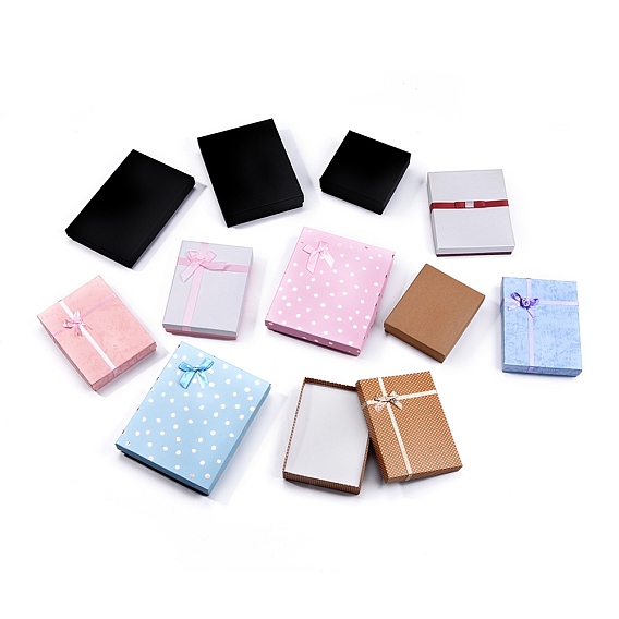 Schmuck Kartons, Geschenkbox mit Schwamm innen, Mischform