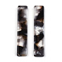 Cellulose Acetate(Resin) Pendants, Rectangle/Bar