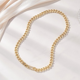 8 Латунные цепочки кубинского плетения толщиной мм для мужчин и женщин, с латунными пружинными кольцами