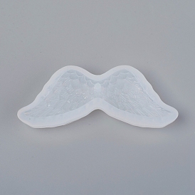Moules en silicone de qualité alimentaire bricolage aile d'ange, moules fondants, pour la décoration de gâteau de bricolage, chocolat, candy, fabrication de bijoux en résine uv & résine époxy
