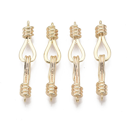 Brass Hook and S-Hook Clasps, Nickel Free