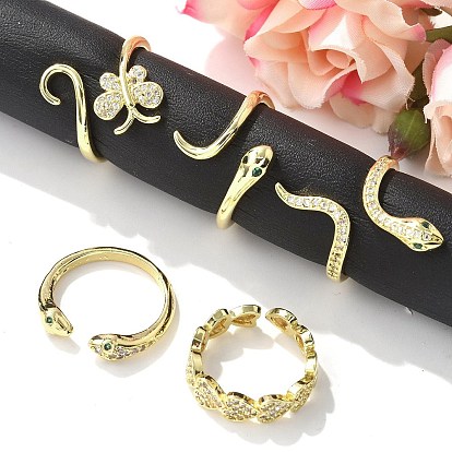 Манжеты из латуни с микро паве кубический цирконий для женщин, реальный 18 k позолоченный