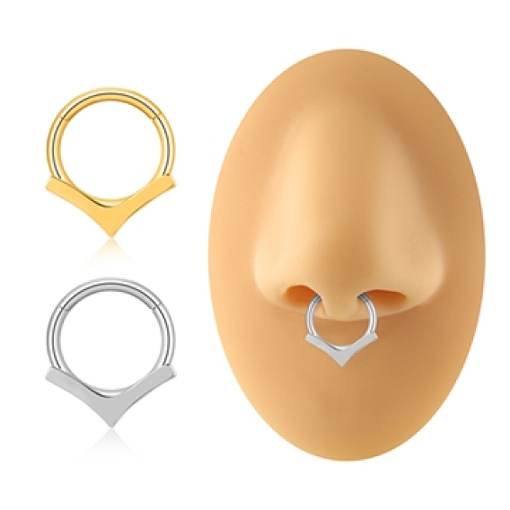 304 V-образные кольца для носа из нержавеющей стали