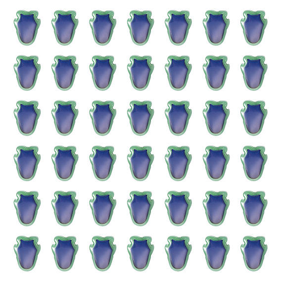 50шт стеклянные бусины, чувствительные к температуре бусины, меняющие цвет, тюльпан