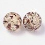 Perles d'ambre d'imitation de résine, ronde