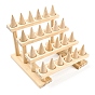 Стояки дисплея деревянного кольца, Держатель-органайзер для колец с конусами (шт.)