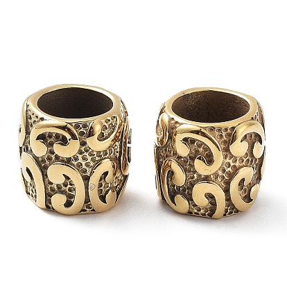 304 из нержавеющей стали бусы, баррель