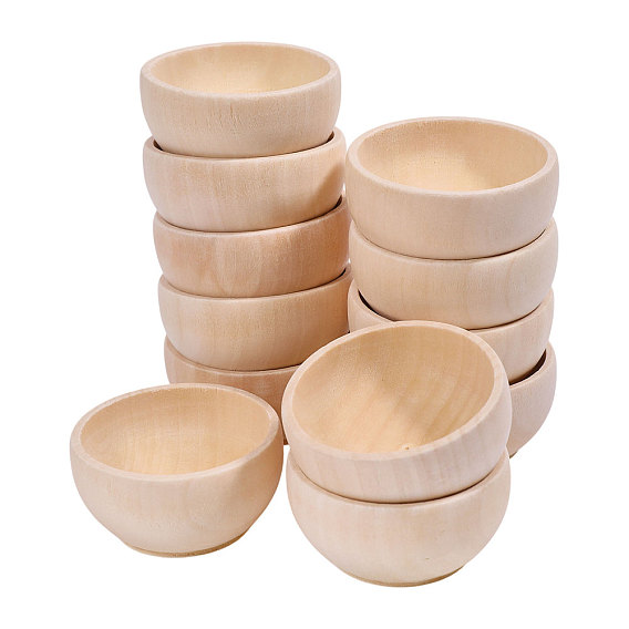 Деревянная чаша, дисплей украшения, детские игрушки