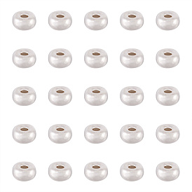 925 стерлингов серебряные шарики Spacer, рондель