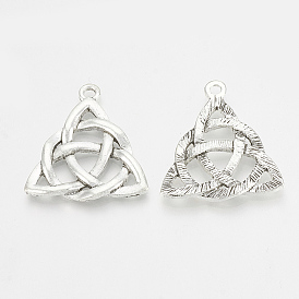 Сплавочные подвески тибетского стиля, Троицкий узел / трикетра, ирландцы