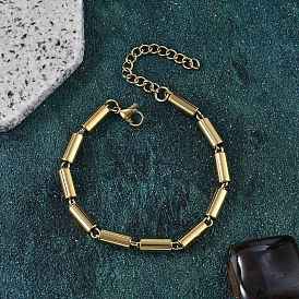 304 браслеты-цепочки из нержавеющей стали для женщин, ионное покрытие (ip)