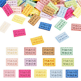 65 шт. 13 цветные прямоугольные этикетки для одежды из замши ручной работы, для джинсов своими руками, , обуви, аксессуары для шляп