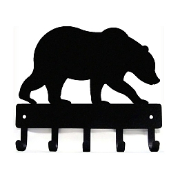 Walking Bear Iron Wall Decorations, Key Holders