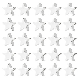 80 латунные бусины шт., звезда