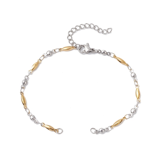 304 изготовление браслетов из звеньевой цепи из нержавеющей стали для женщин