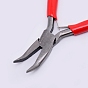 Carbon Steel Jewelry Pliers Kit, Including 6-in-1 Bail Making Looping Pliers, Wire Pliers and Bent Nose Pliers