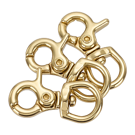 Латунные поворотные застежки-карабины, для находок брелков