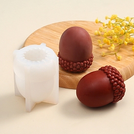 3D Acorn Scented Candle Silicone Molds, Candle Making Molds, Aromatherapy Candle Mold