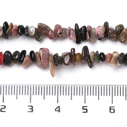 Natural Tourmaline Chip Beads Strands