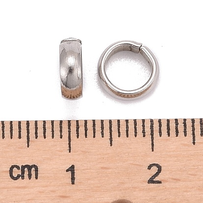 201 Stainless Steel Quick Link Connectors, Linking Rings, Closed but Unsoldered