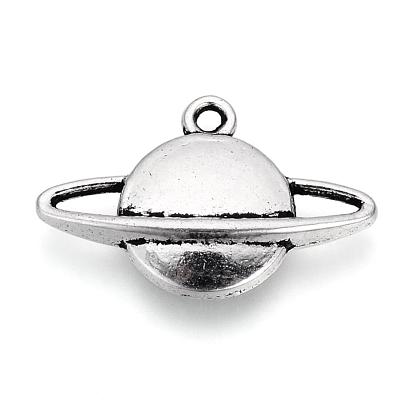 Tibetan Style Alloy Pendants, Planet, Universe Space Charms, Cadmium Free & Lead Free