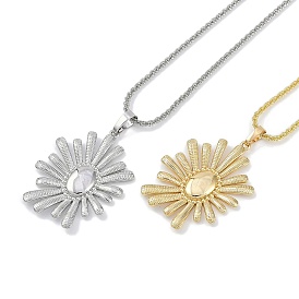 Подвеска в виде солнца из латуни с покрытием стойки, без кадмия и без свинца, долговечный