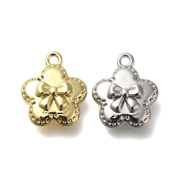 Латунь с микропокрытием, без кадмия, без никеля и без свинца, долговечный, цветок с бантом