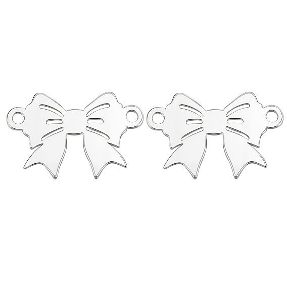 2 шт. 925 подвески-соединители из стерлингового серебра, бантом ссылки, 1 с тканью для полировки ПК