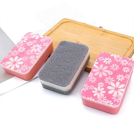 Éponge de nettoyage double face, outil de nettoyage, rectangle