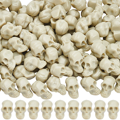 Mini Resin Skull Display Decorations, Halloween Decoration