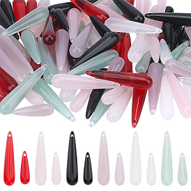 120 шт 12 цвета прозрачные подвески из смолы, слеза