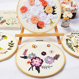 Embroidery diy simple beginner material package Su embroidery cross stitch can be made according to samples