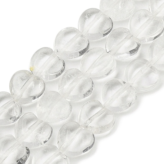 Природных кристаллов кварца бисер нитей, сердце из горного хрусталя